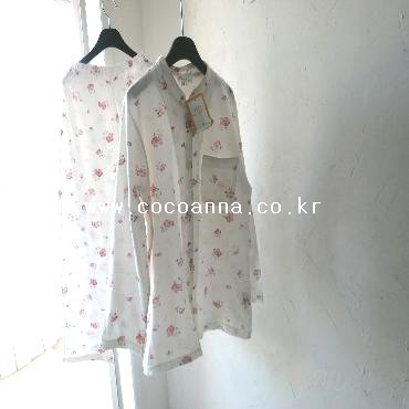 명품스타일~ 크림화이트 코스모스 팬츠 잠옷 set ...여자잠옷 * L(66size) 69000(30%)